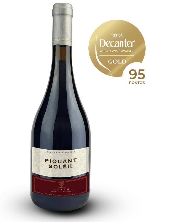 Vinum21 Vinho Tinto Piquant Soleil Syrah 2022 Medalha De Ouro